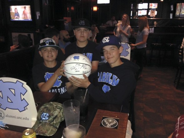 Kennedy Boys at UNC - Dook game watch