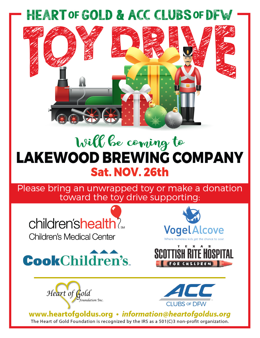 Lakewood Brewing Co - ACC Toy Drive